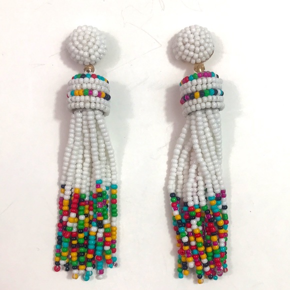 C & C California glass beaded earrings, NIB - Picture 2 of 5